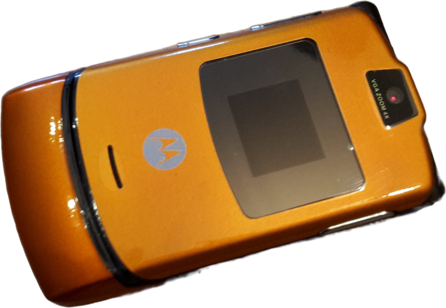 Motorola RAZR V3 in Orange
