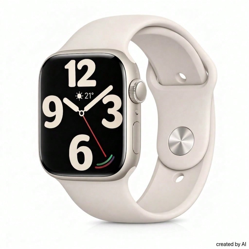 Apple Watch Series 8 GPS Aluminiumgehäuse mit Sportarmband (Refurbished)