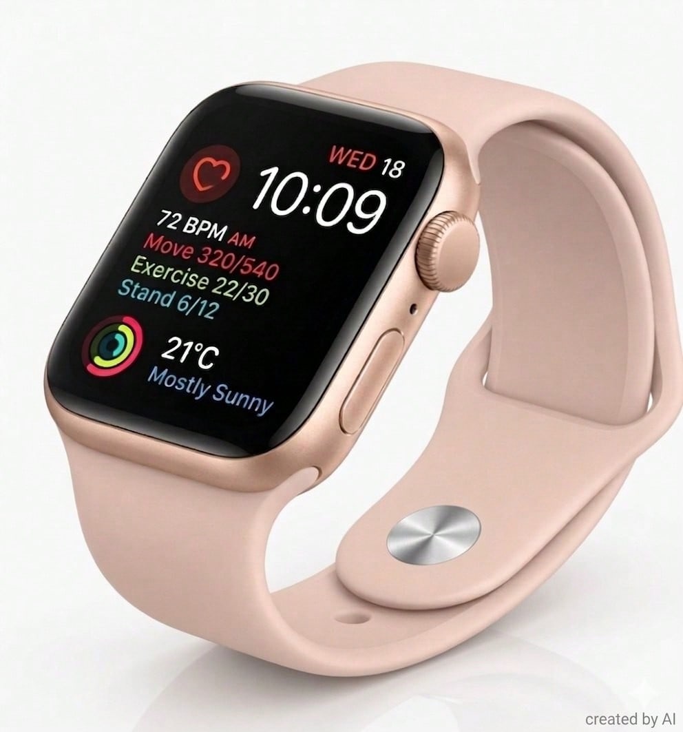 Apple Watch Series 5 GPS Aluminiumgehäuse mit Sportarmband (Refurbished)